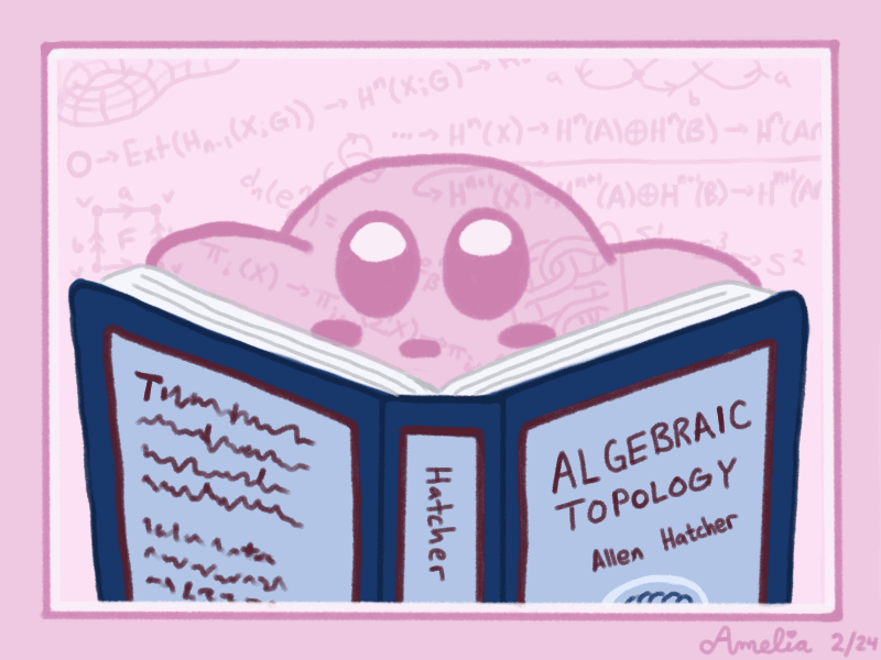 Kirby Kirby Learns Algebraic Topology gif